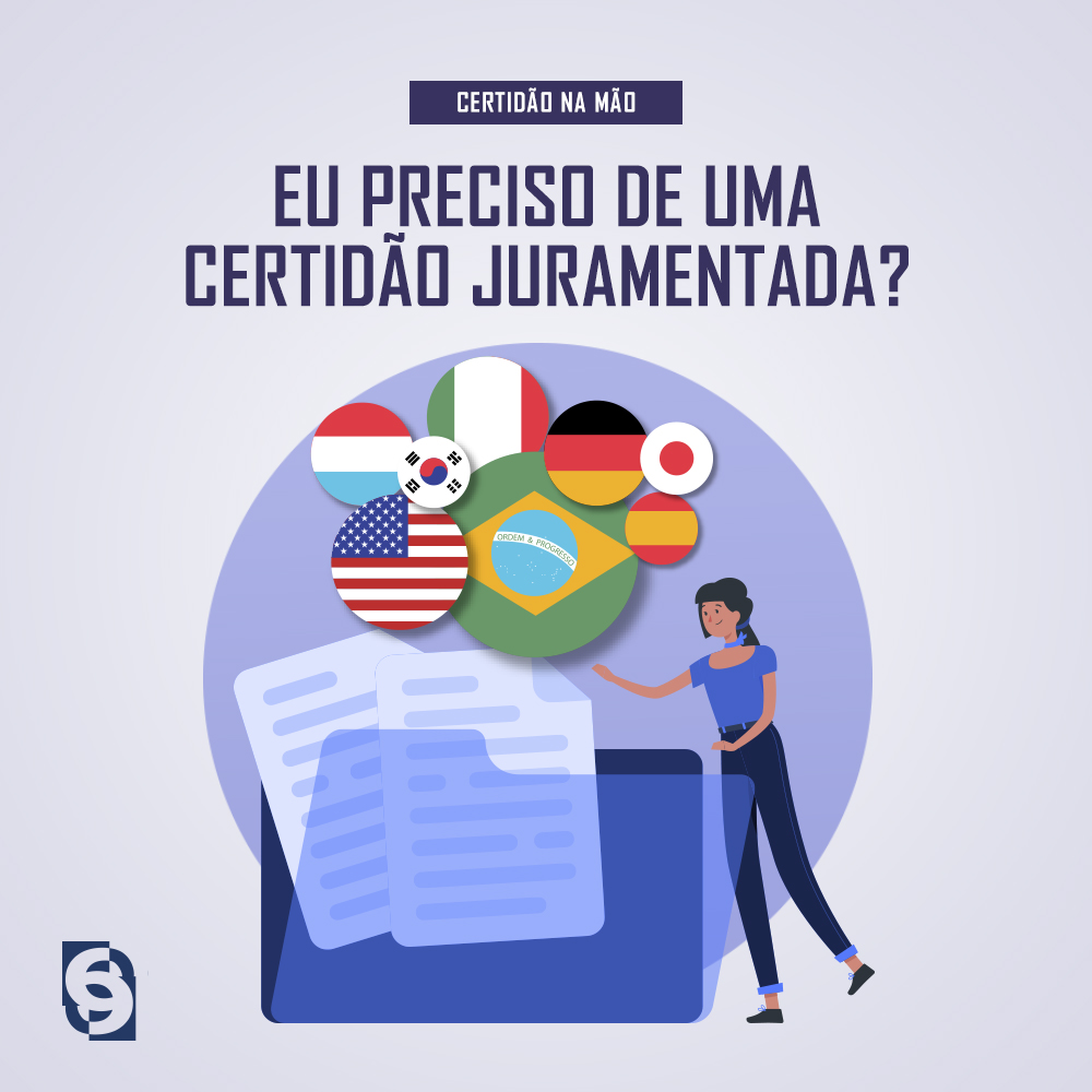 Tradução de certidão de nascimento em até 12 horas