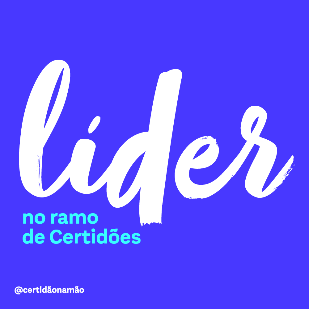 Empresa líder no ramo de Certidões!
